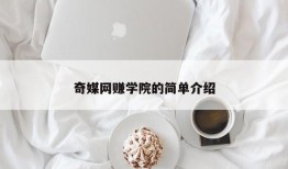 奇媒网赚学院的简单介绍