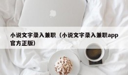 小说文字录入兼职（小说文字录入兼职app官方正版）