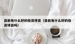 目前有什么好的投资项目（目前有什么好的投资项目吗）