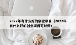 2022年有什么好的创业项目（2022年有什么好的创业项目可以做）