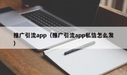 推广引流app（推广引流app私信怎么发）