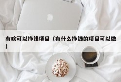 有啥可以挣钱项目（有什么挣钱的项目可以做）